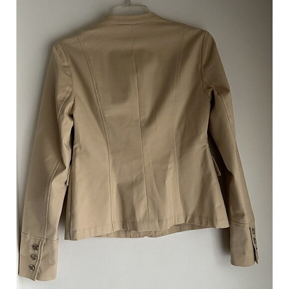 Per Se By Carlisle Womens Size 2 Tan Jacket Blazer‎ - Picture 3 of 12